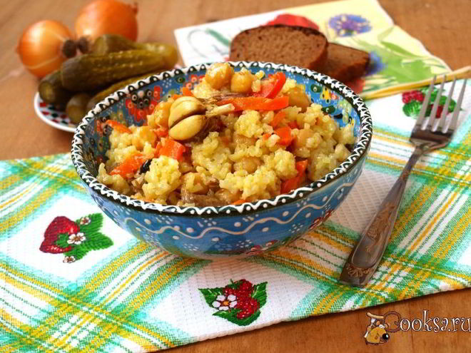 Рецепт плова с нутом