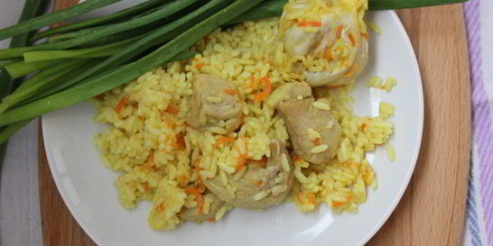 Плов с приправой карри