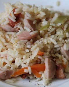 Плов с сосисками Минимум затрат