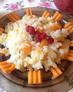 Плов с тыквой и изюмом