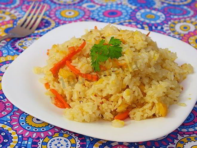 Рецепт плова с тыквой