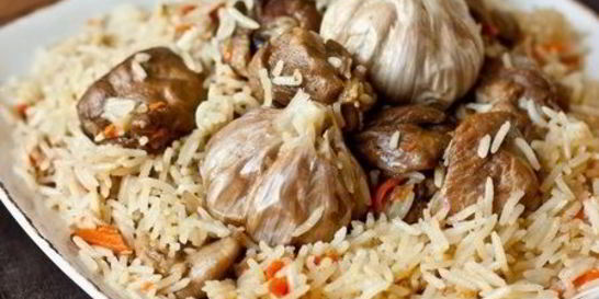 Плов с уткой в казане