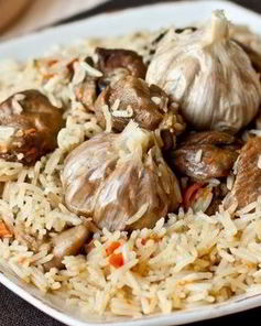 Плов с уткой в казане