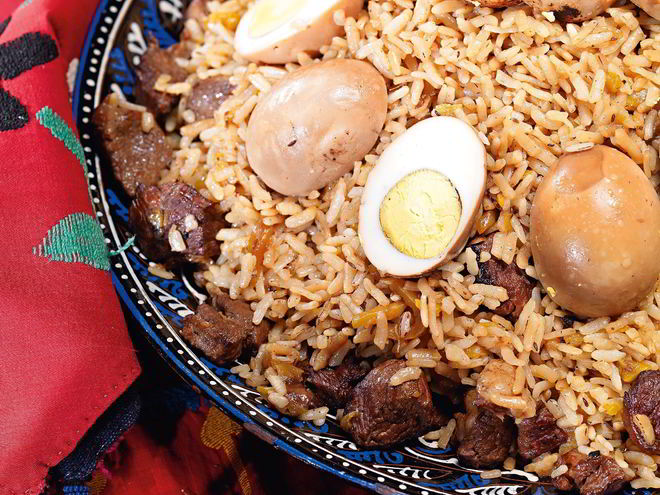 Рецепт плова с яйцом
