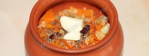 плов со свининой в горшочках. Шаг 9