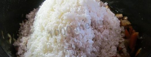 плов со свининой в мультиварке. Шаг 13