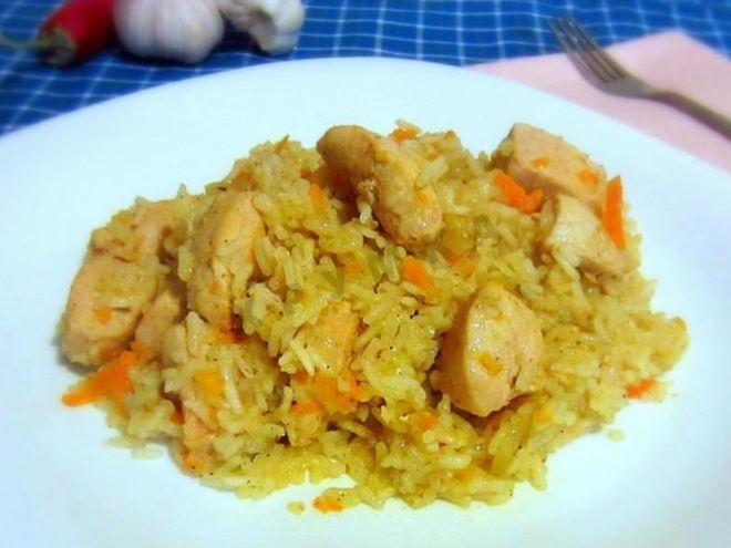 Рецепт плова в духовке с курицей