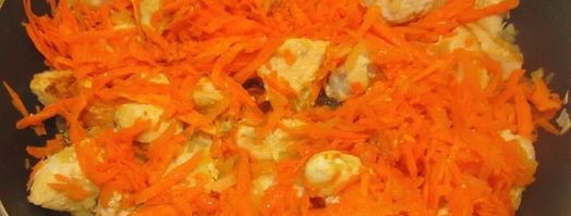 плов в духовке с курицей. Шаг 6