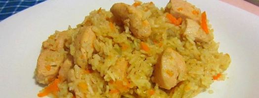 плов в духовке с курицей. Шаг 9