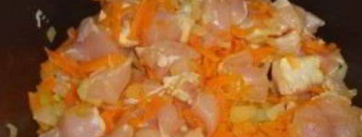 плов в горшочке с курицей. Шаг 4