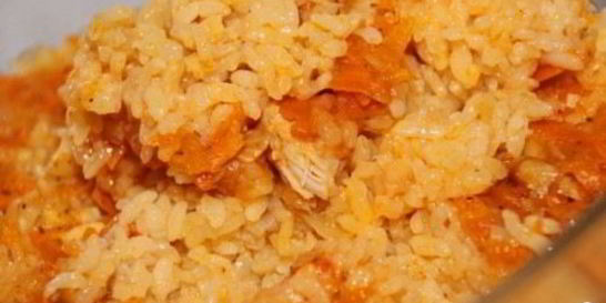 Плов в микроволновке с курицей