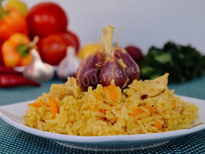 Рецепт плова в микроволновке