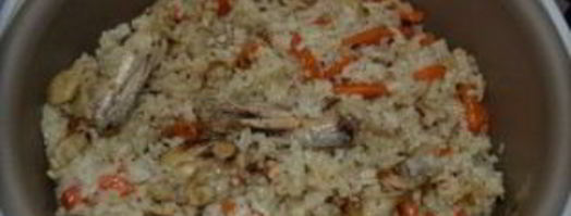 плов в мультиварке с крылышками. Шаг 8