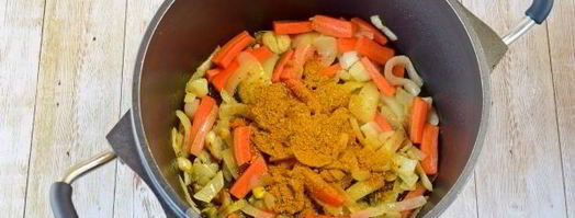 постный плов с овощами. Шаг 5