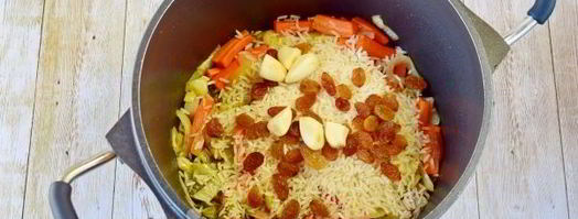 постный плов с овощами. Шаг 8