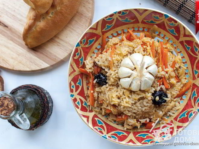 Рецепт постного плова