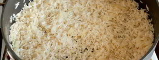 рисовый пилав с курицей и миндалем. Шаг 3