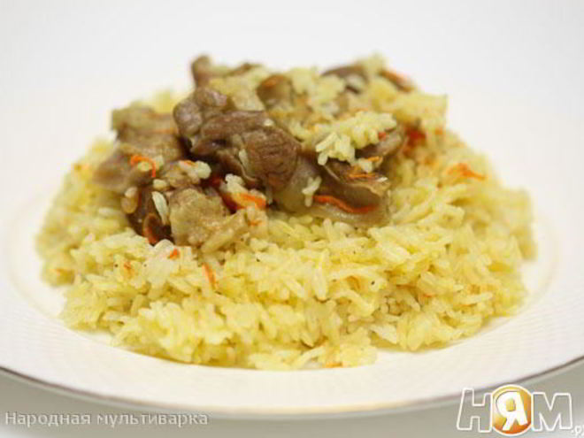 Рецепт традиционного плова с бараниной в мультиварке