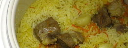 традиционный плов с бараниной в мультиварке. Шаг 9