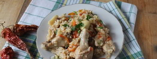 узбекский плов с курицей. Шаг 15