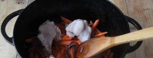 узбекский плов с курицей. Шаг 8