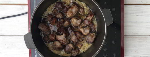 узбекский плов в казане. Шаг 6