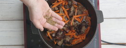 узбекский плов в казане. Шаг 8