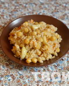 Вегетарианский плов с нутом