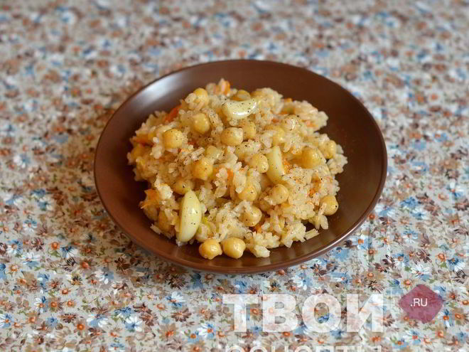 Рецепт вегетарианского плова с нутом