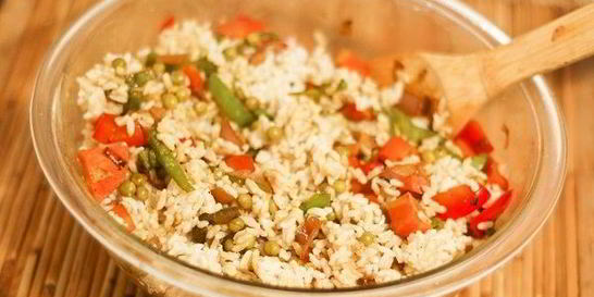 Вегетарианский плов в мультиварке