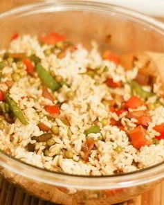 Вегетарианский плов в мультиварке