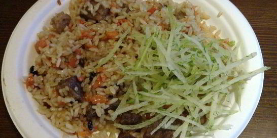 Вкусный плов с говядиной