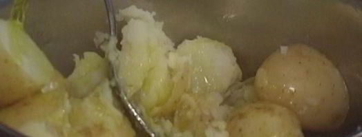 пюре из молодого картофеля с пармезаном. Шаг 3