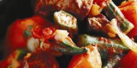 Африканское рагу из баранины со сладким картофелем