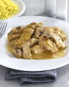 Фрикасе из индейки в мультиварке