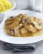 Фрикасе из индейки в мультиварке