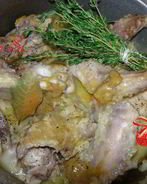 Фрикасе из кролика с тимьяном