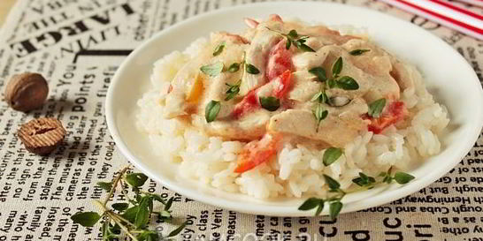 Фрикасе из курицы с овощами