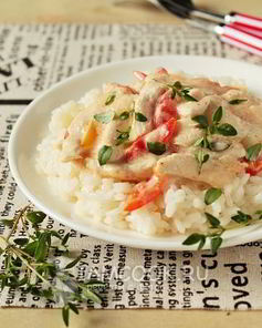 Фрикасе из курицы с овощами