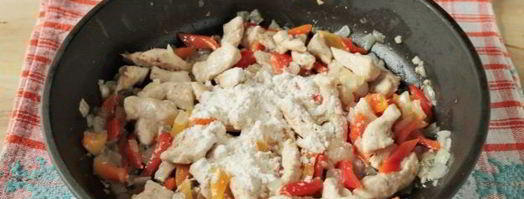 фрикасе из курицы с овощами. Шаг 9