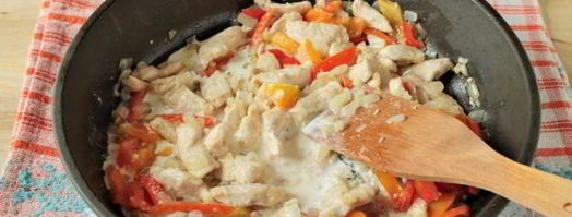 фрикасе из курицы с овощами. Шаг 10