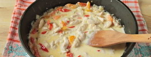 фрикасе из курицы с овощами. Шаг 11