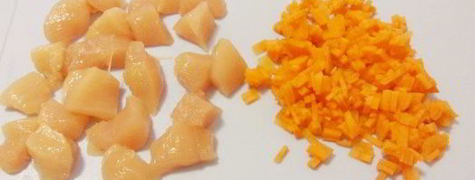 фрикасе из курицы с рисовым медвежонком. Шаг 5