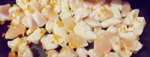 фрикасе из курицы с рисовым медвежонком. Шаг 7