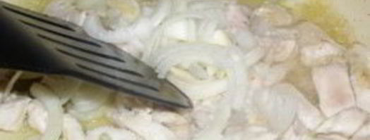 фрикасе из курицы с шампиньонами. Шаг 4