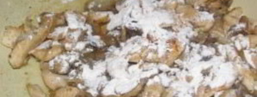 фрикасе из курицы с шампиньонами. Шаг 6