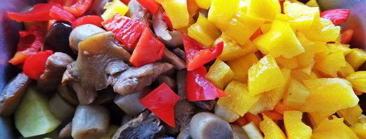 грибное рагу с овощами. Шаг 11