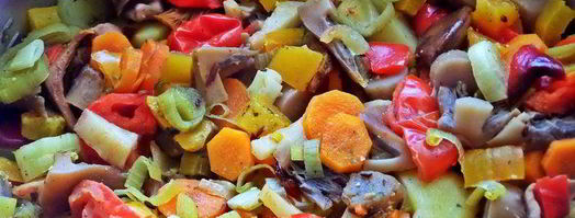 грибное рагу с овощами. Шаг 16