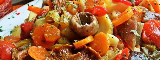 грибное рагу с овощами. Шаг 17