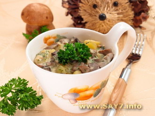 Рецепт грибного рагу